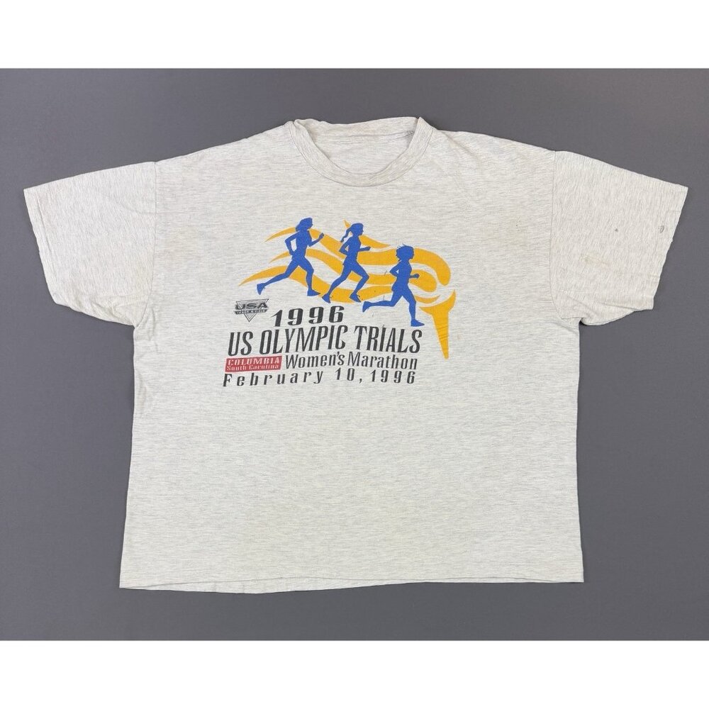 Vintage 1996 US Olympics Trials Womens Marathon Columbia South Carolina Tee